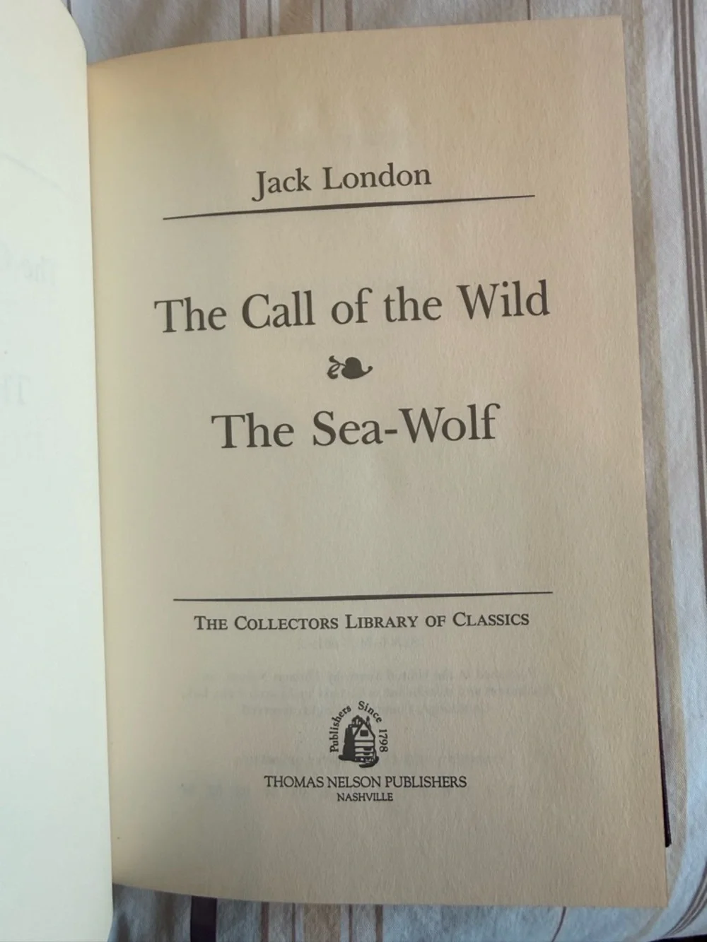 Jack London: Call of the Wild & The Sea-Wolf - Collector's Edition Leather Bound